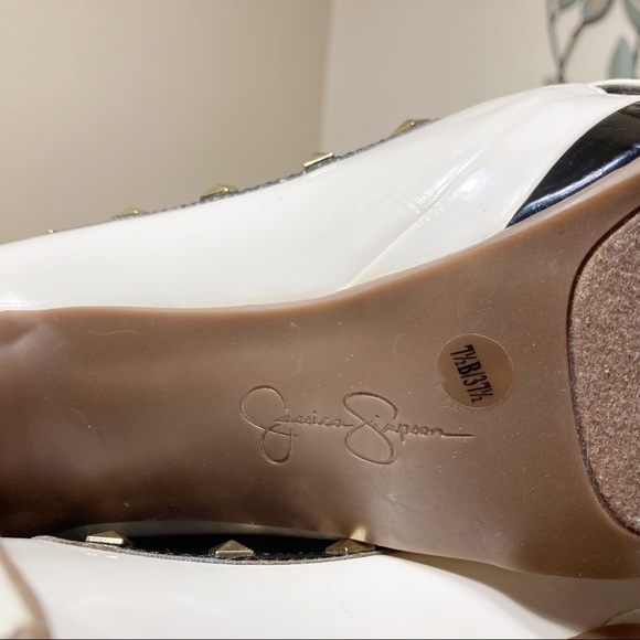 💥 Jessica Simpson “Eileen” peep toe pump size 7.5M!! - Picture 8 of 8